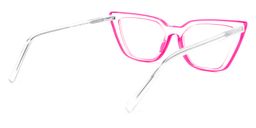 Yosef Cat-eye Bright-Pink Glasses5