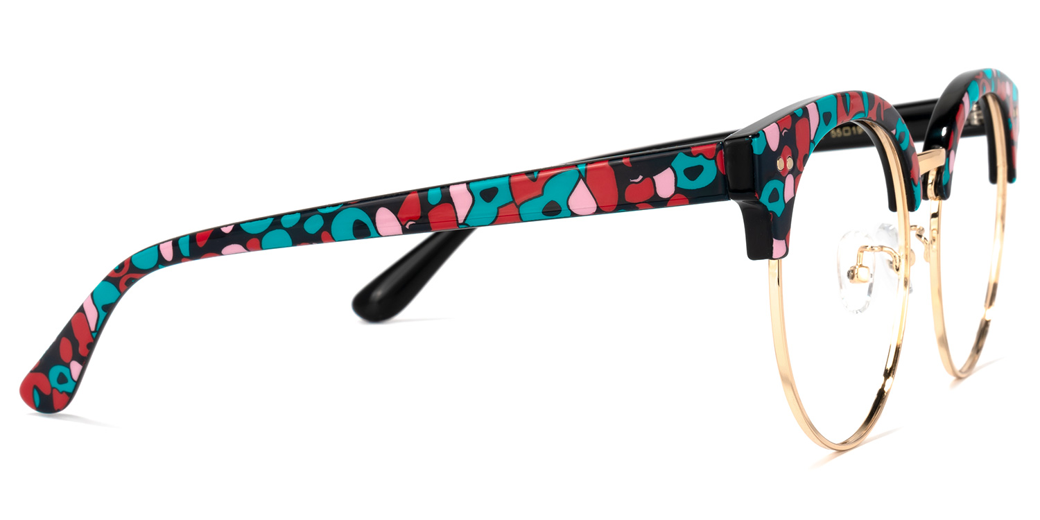 Tatiana Browline Floral Glasses | ZEELOOL UK2