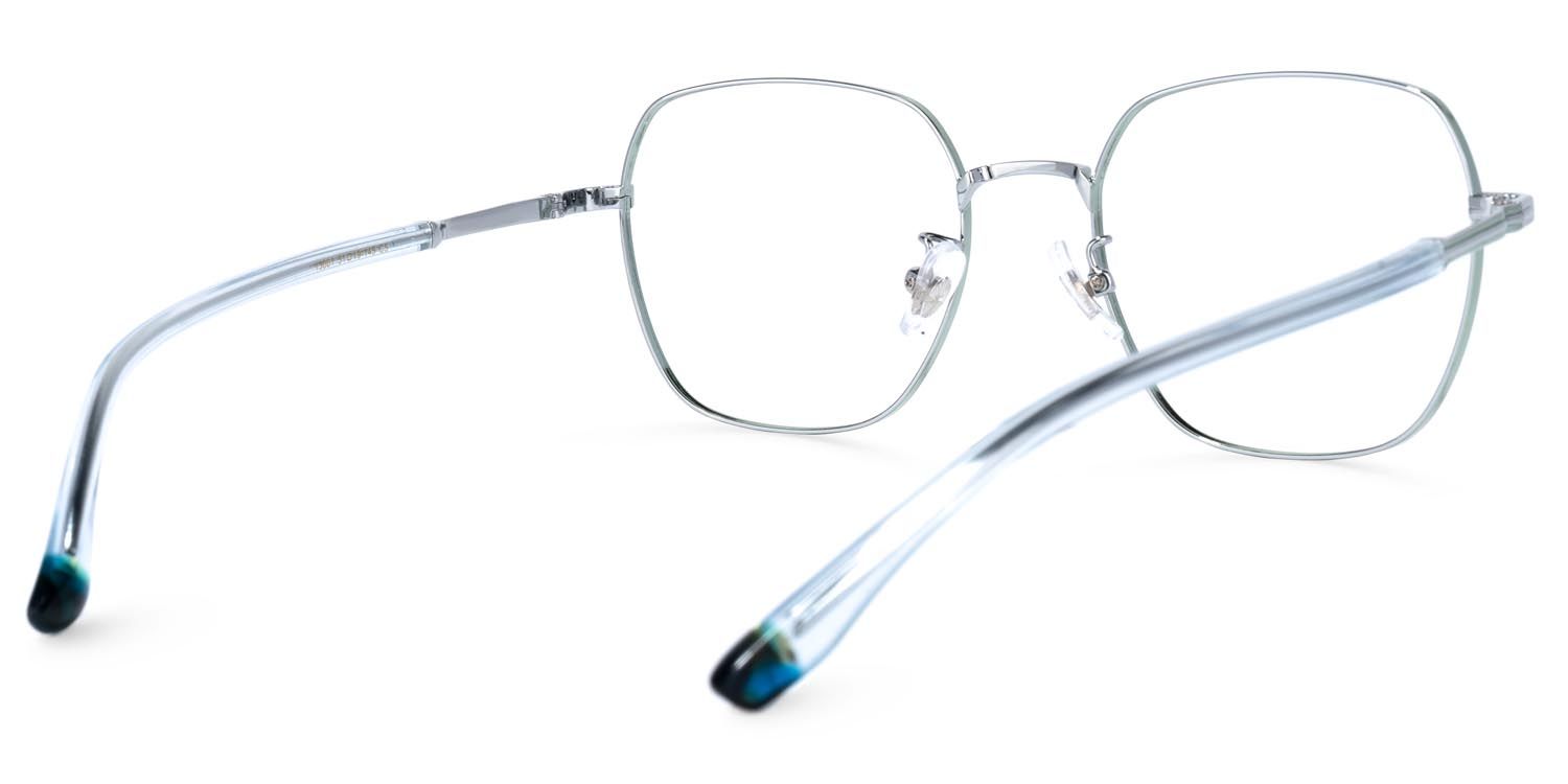 Lakeisha Square Green Glasses | ZEELOOL UK4