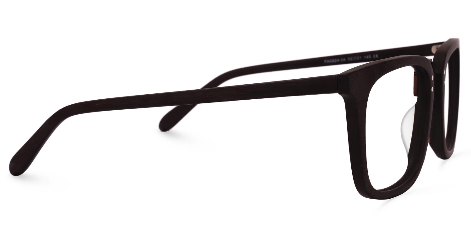 Rectangle Wood Glasses | ZEELOOL UK2