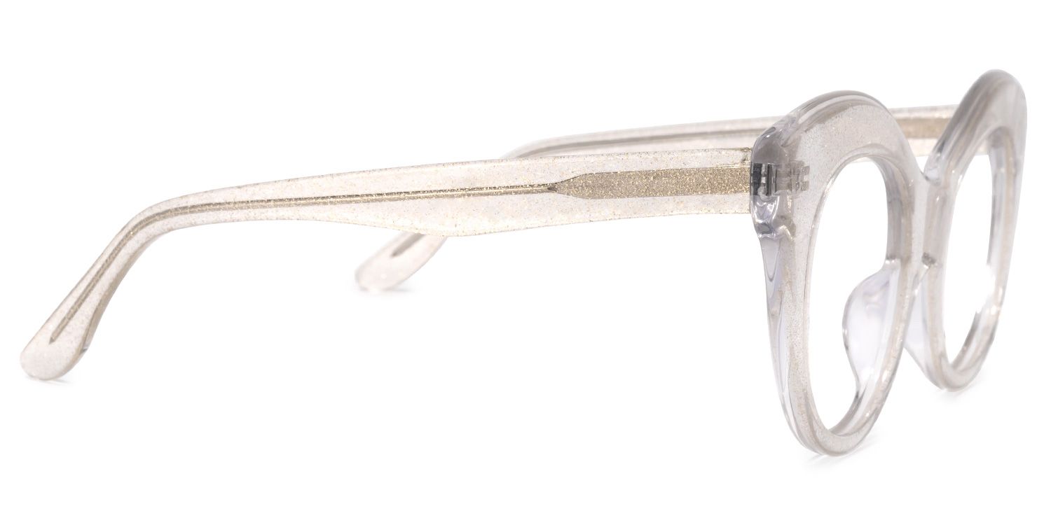 Rosemary Cateye Clear Glasses | ZEELOOL UK3