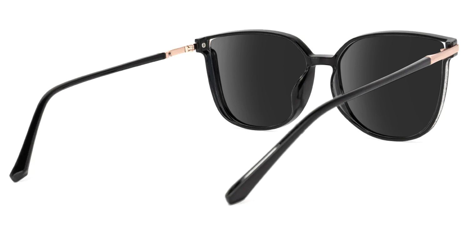 Rodz Black Square Polarized Sunglasses for Driving | ZEELOOL UK3