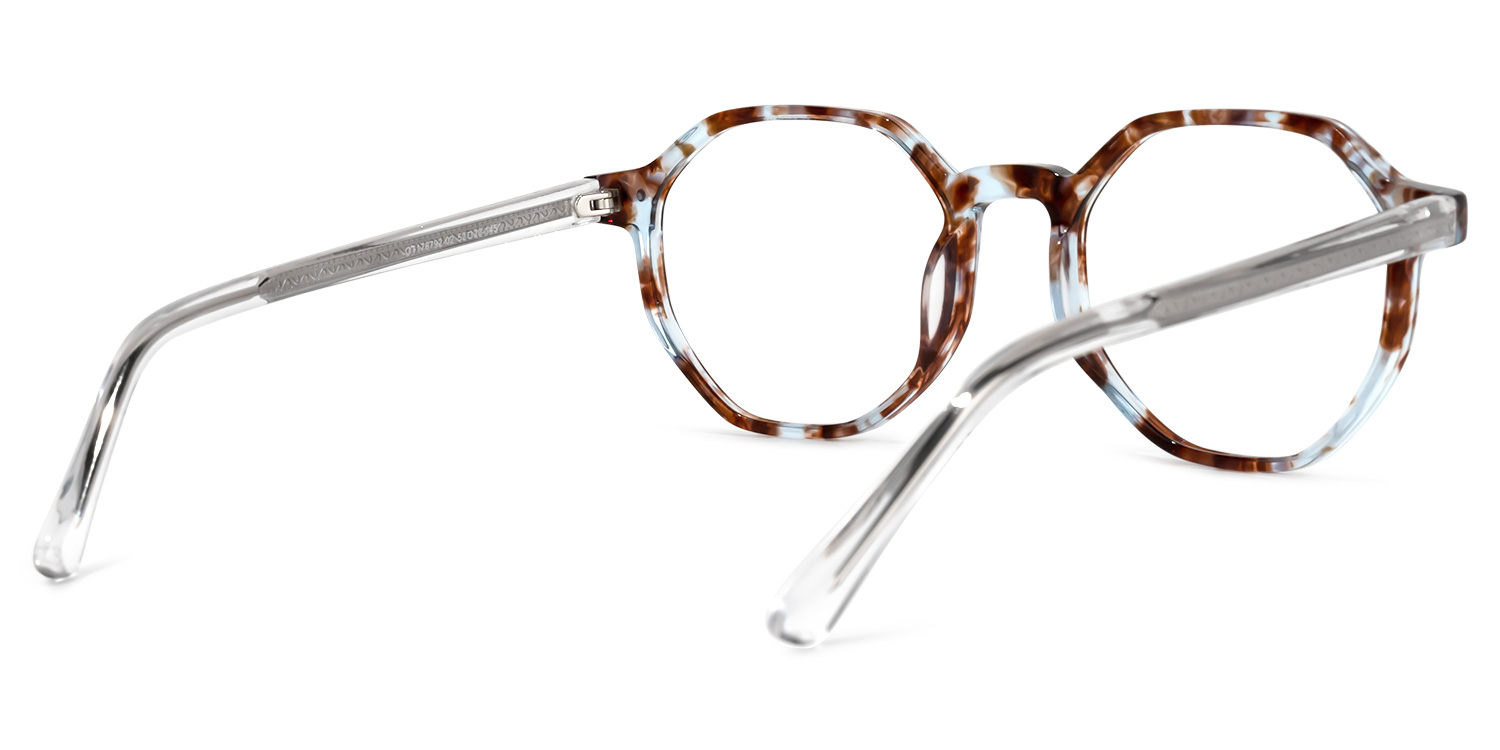 Steven Geometric Floral Glasses | ZEELOOL UK3