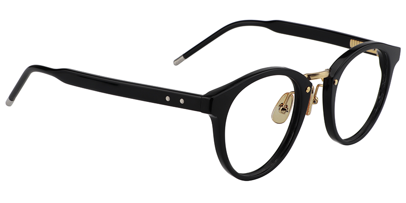 Round Black Glasses | ZEELOOL UK3