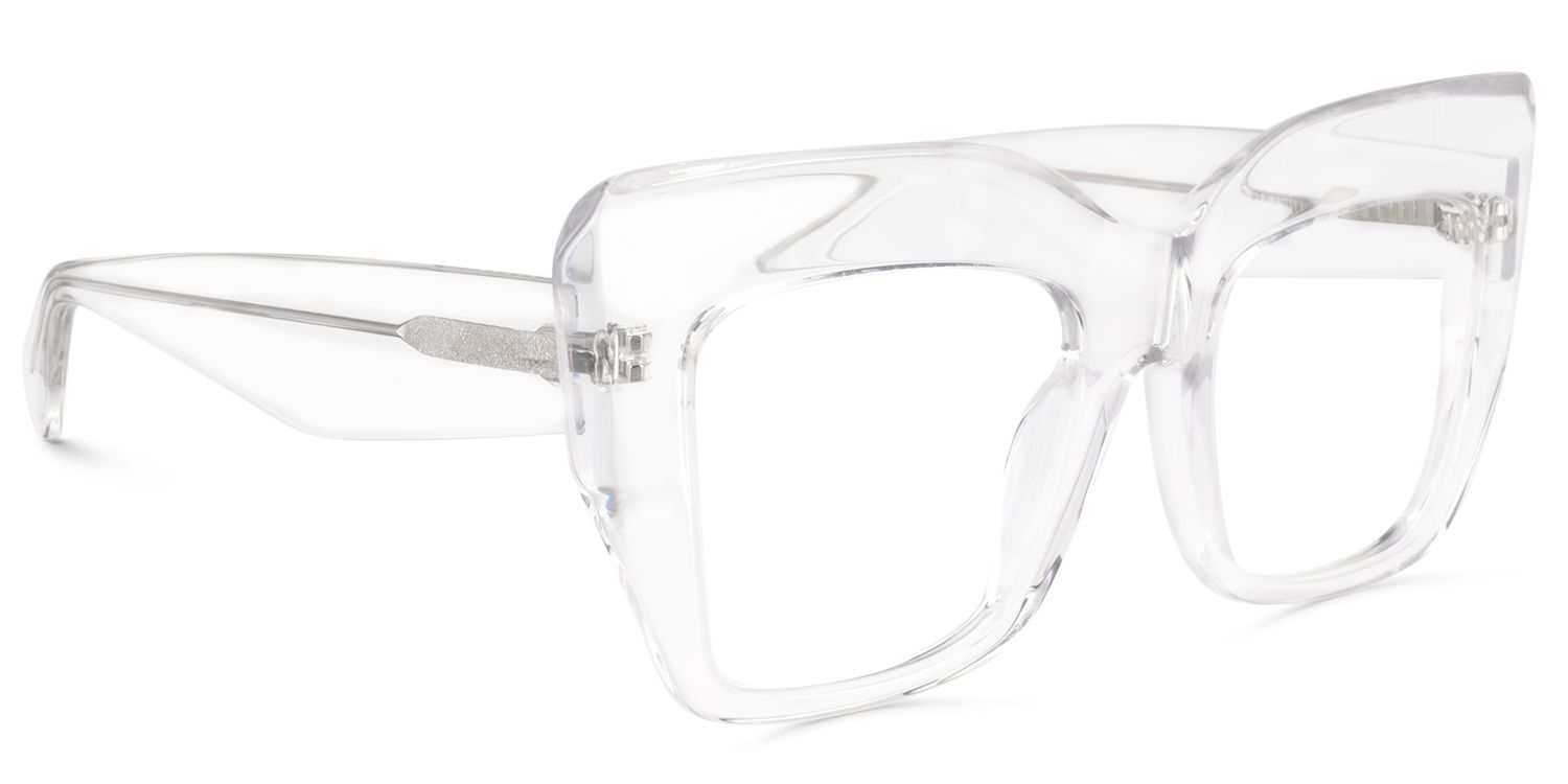 Cateye Charmaine Clear Eyeglasses and Glasses Frames3