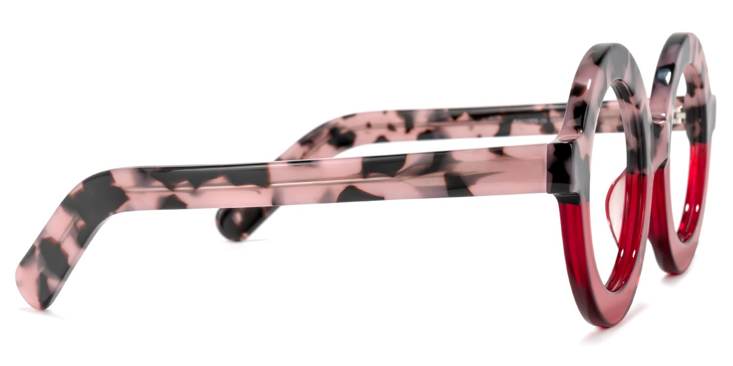 Calhoun Round Two-Tone Frame Glasses | ZEELOOL UK2