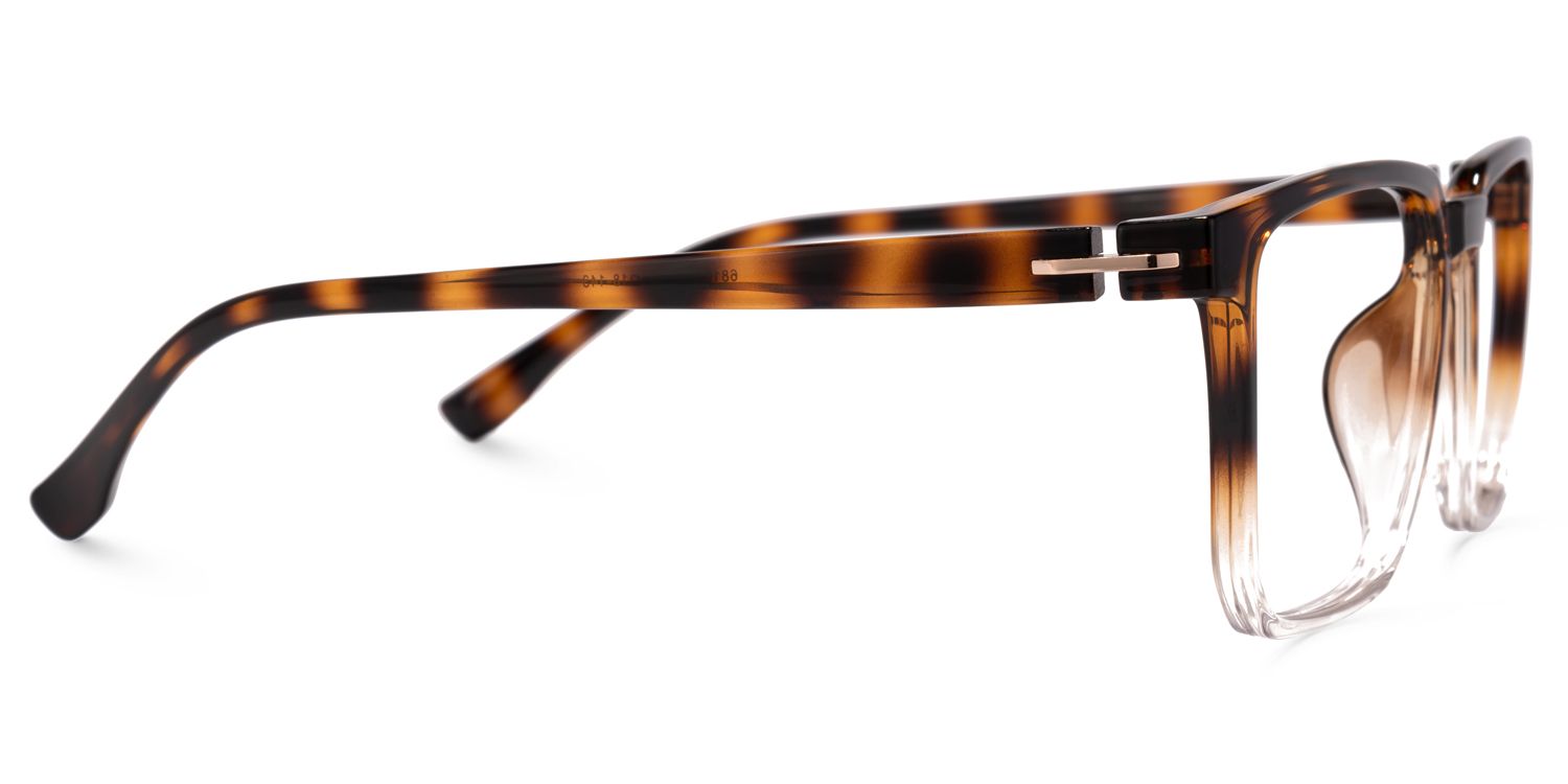 Zavala Rectangle Tortoise Glasses | ZEELOOL UK2