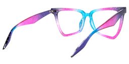 Cicely Geometrical Purple Eyeglasses3