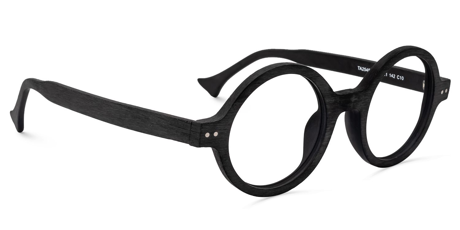 Round Black Glasses | ZEELOOL UK3