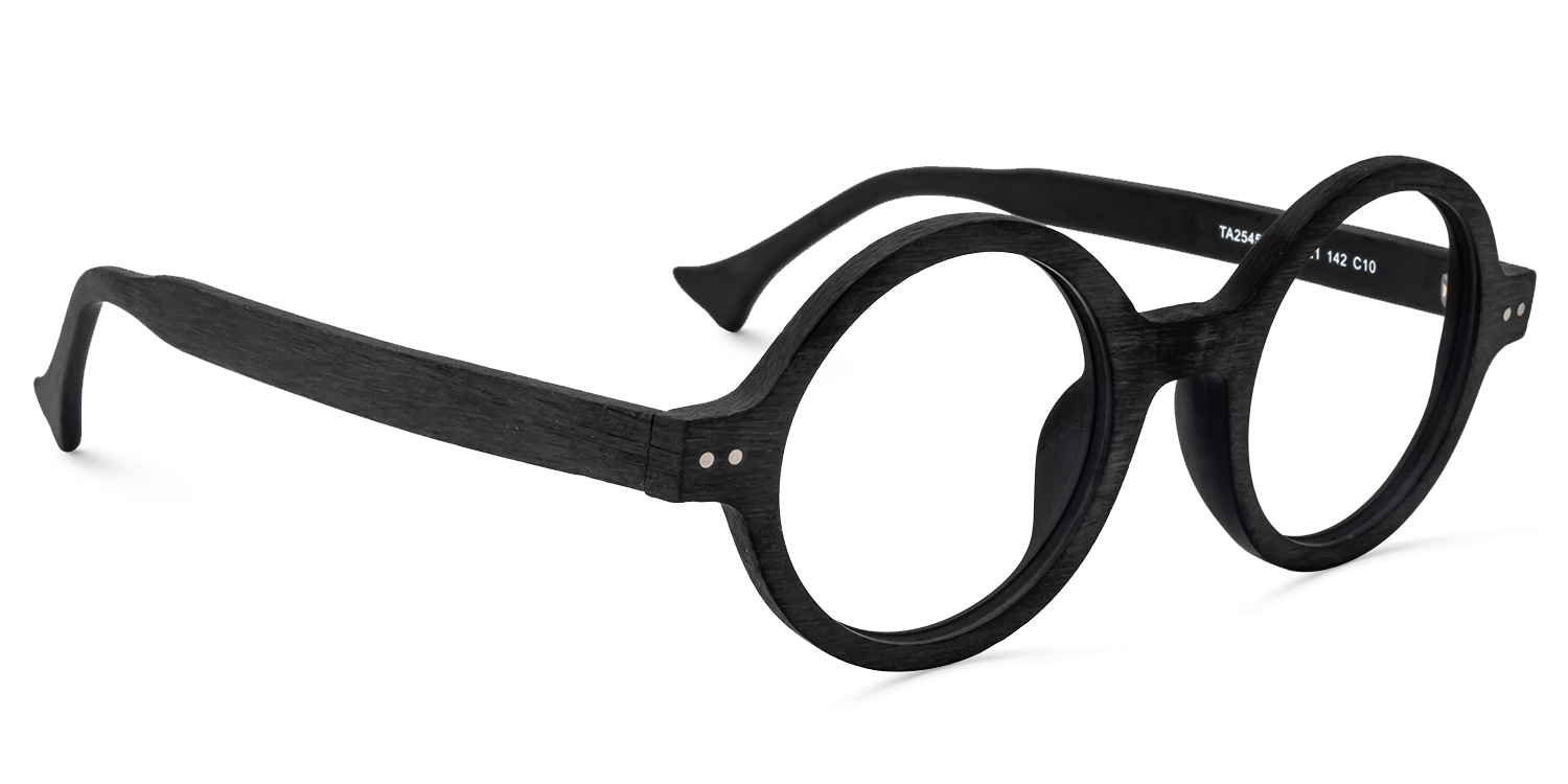 Round Black Glasses | ZEELOOL UK3