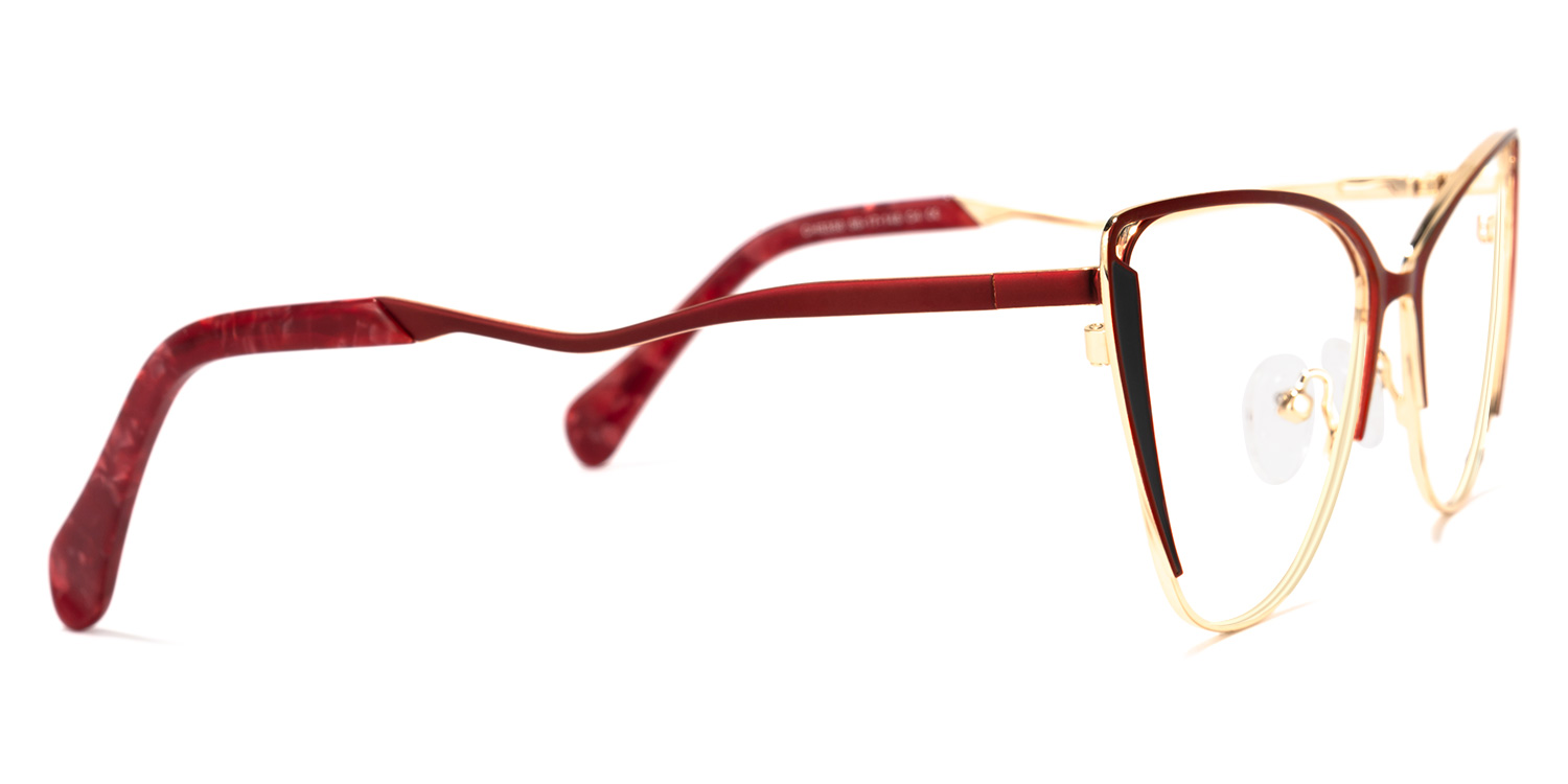 Dodin Cateye Red Glasses | ZEELOOL UK2