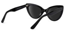 Claudette Cat Eye Black Sunglasses3