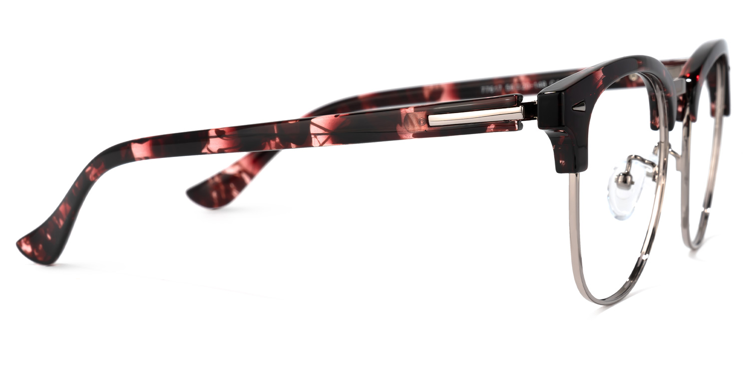 Lasha Browline Silver Glasses | ZEELOOL UK2