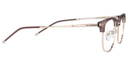 Mannella Browline Tawny Glasses2