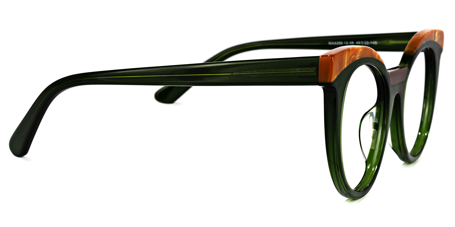 Lismary Cateye Green Glasses | ZEELOOL UK2