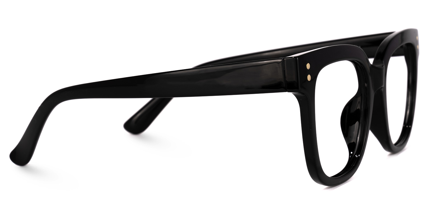 Oquendo Square Black Glasses | ZEELOOL UK2
