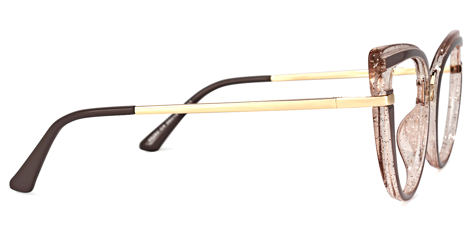 Medinas Cateye Khaki Glasses2