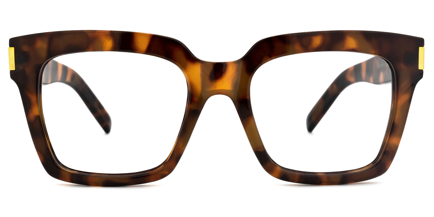 Johana Square Tortoise Glasses | ZEELOOL UK0