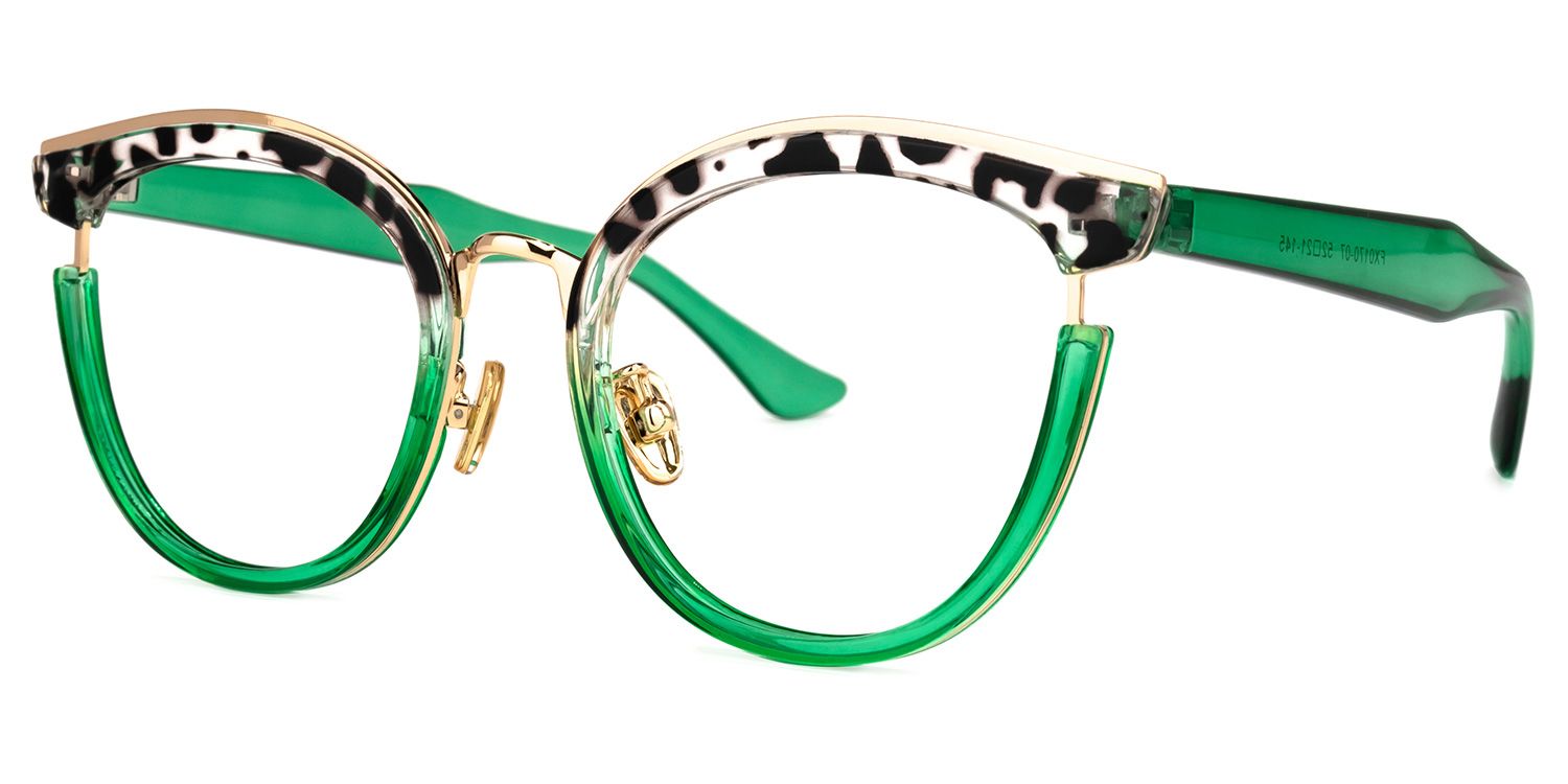 Laraine Cateye Two-Tone Eyeglasses and Glasses Frames1