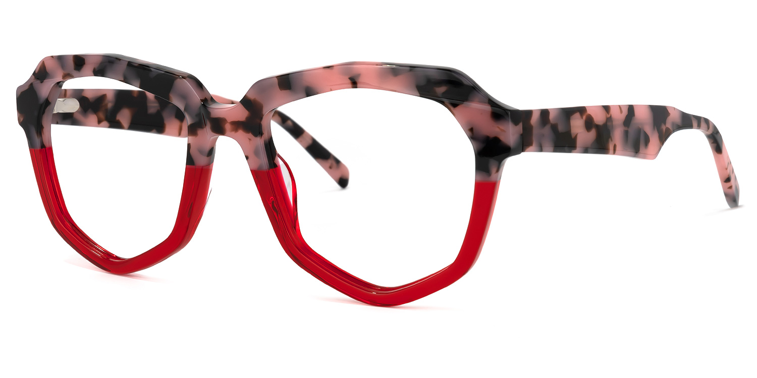 Fondren Geometric Two-Tone Glasses | ZEELOOL UK1