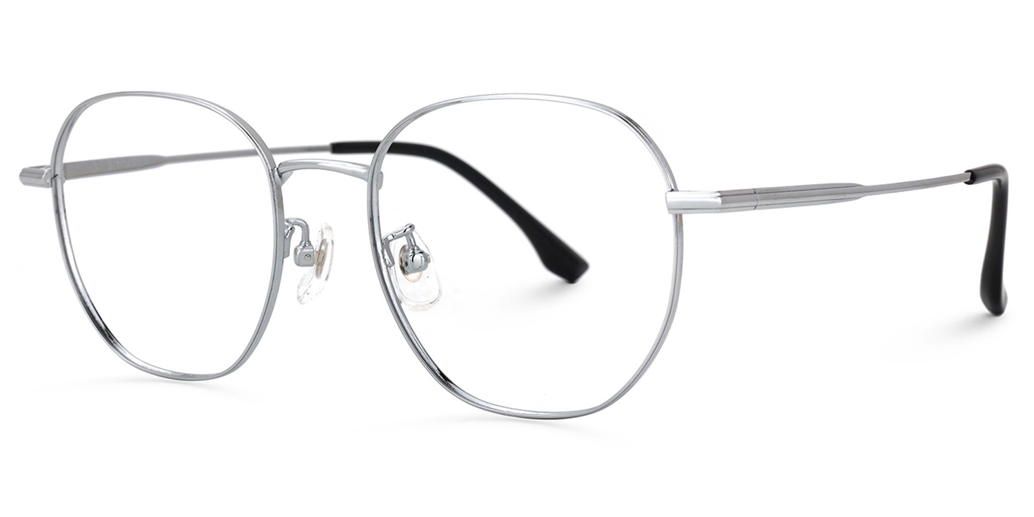 Bezjak Round Silver Glasses | ZEELOOL UK1