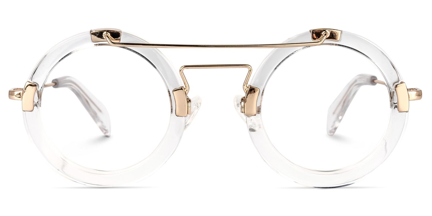 Martis Round Clear Glasses | ZEELOOL UK0