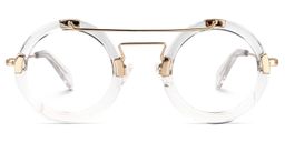 Martis Round Clear Glasses0