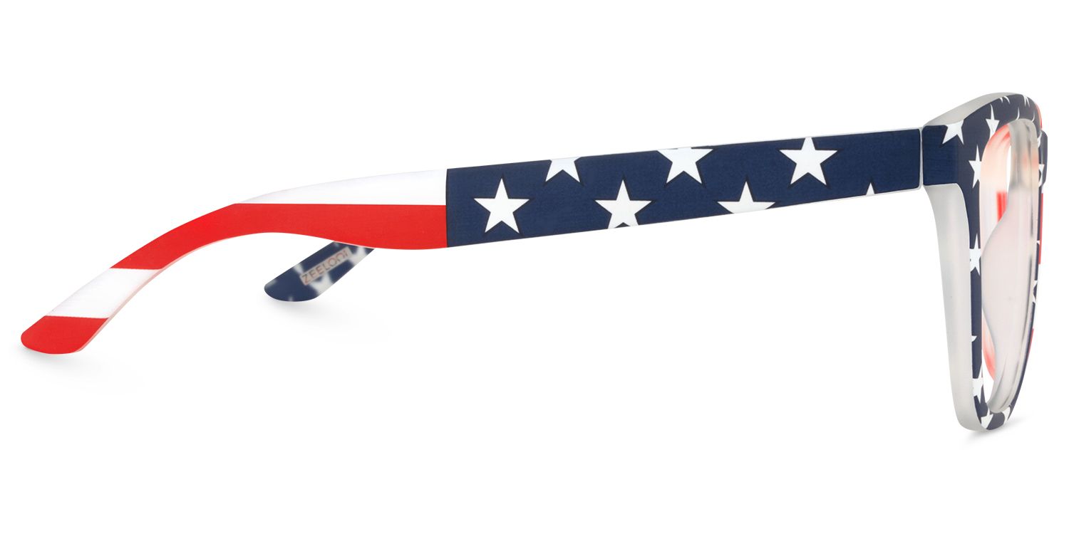 Pedro Square USA Flag Glasses | ZEELOOL UK3