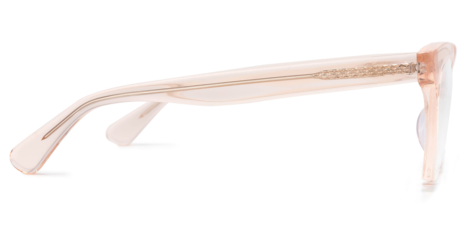 Christine Cat Eye Orange Glasses | ZEELOOL UK3