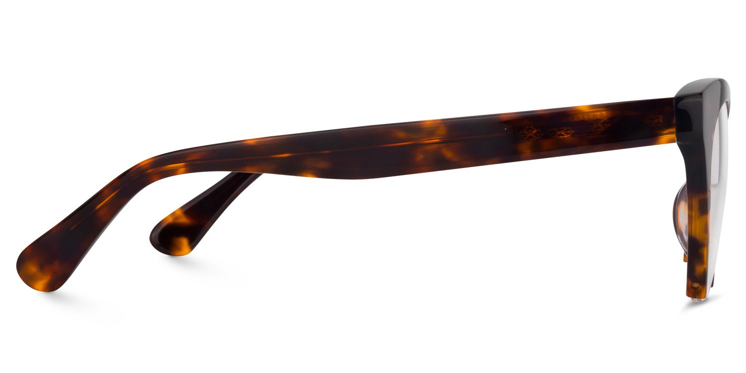 Christine Cat Eye Tortoise Glasses | ZEELOOL UK3