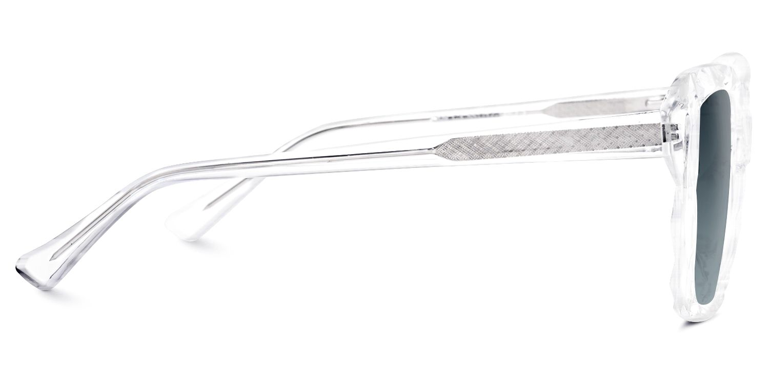 Edna Cateye Clear Sunglasses | ZEELOOL UK3