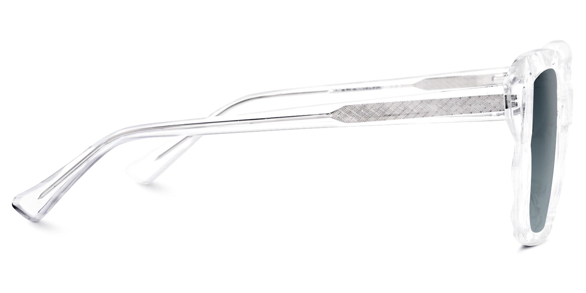 Edna Cateye Clear Sunglasses | ZEELOOL UK3