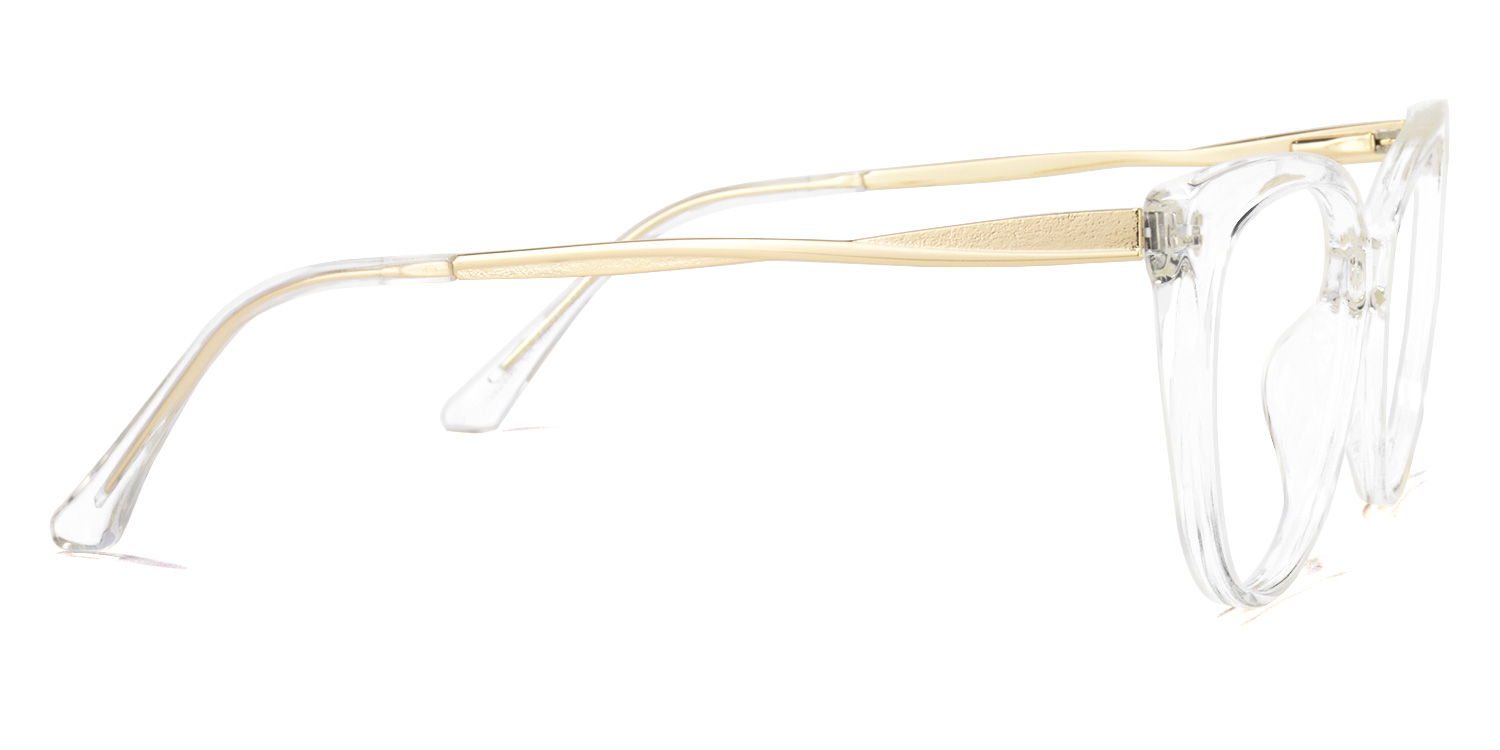 Marcus Cateye Clear Glasses3
