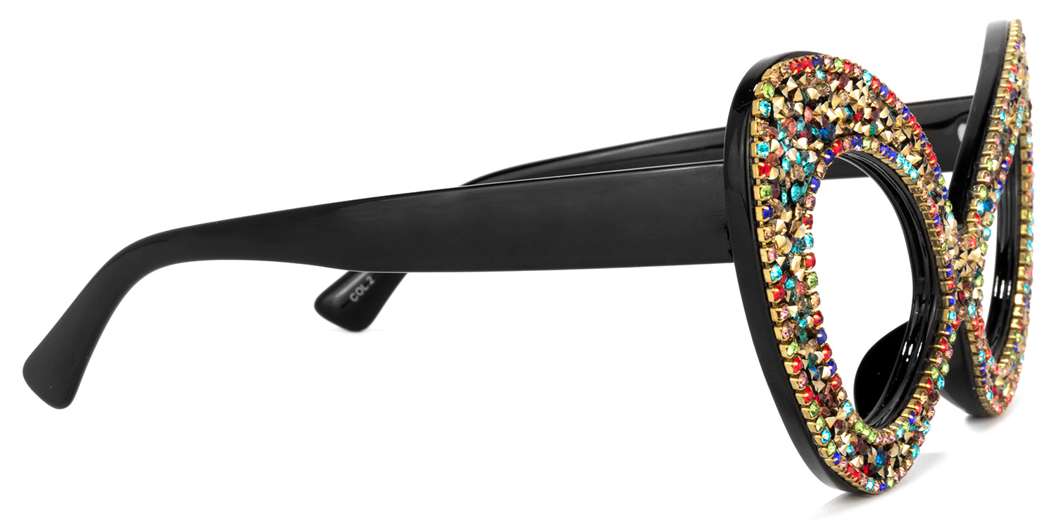 Poppy Cateye Colorful Glasses | ZEELOOL UK3