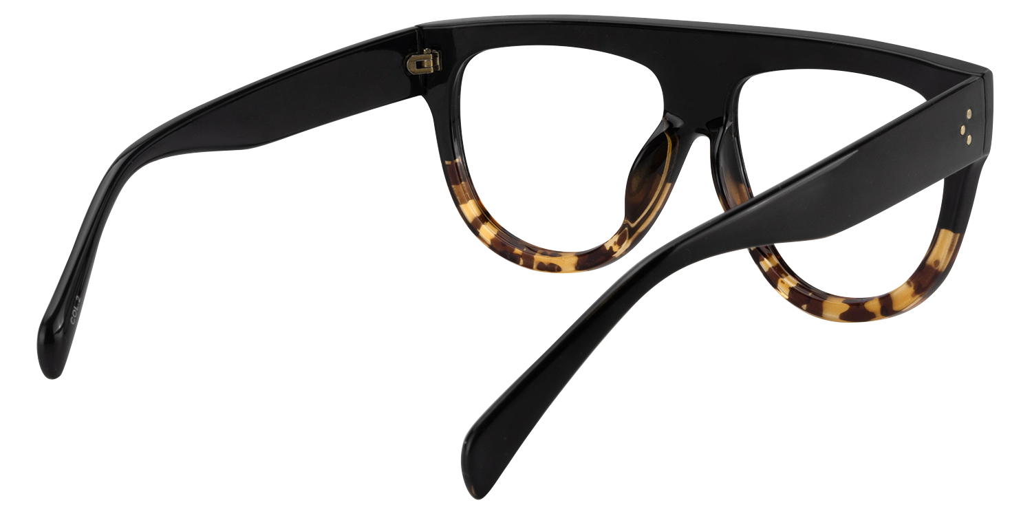 Jay Black Dark Tortoise Eyeglasses | ZEELOOL UK5