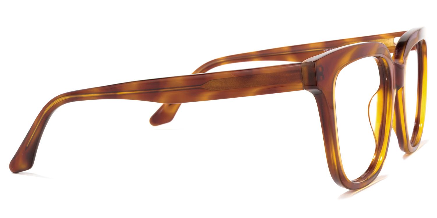 Quiana Square Yellow-Tortoise Glasses | ZEELOOL UK3