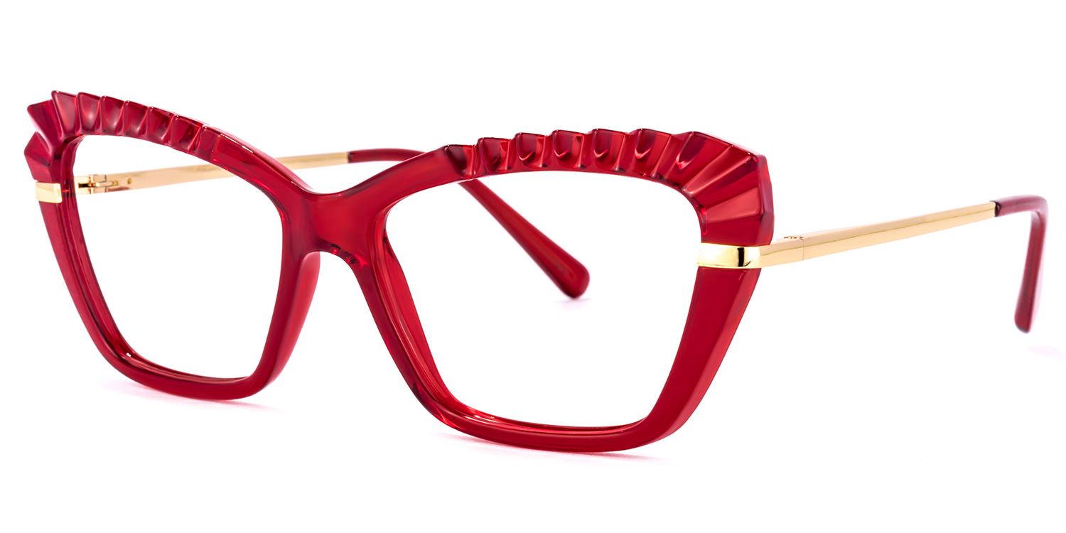 Sophie Cateye Red Glasses | ZEELOOL UK1