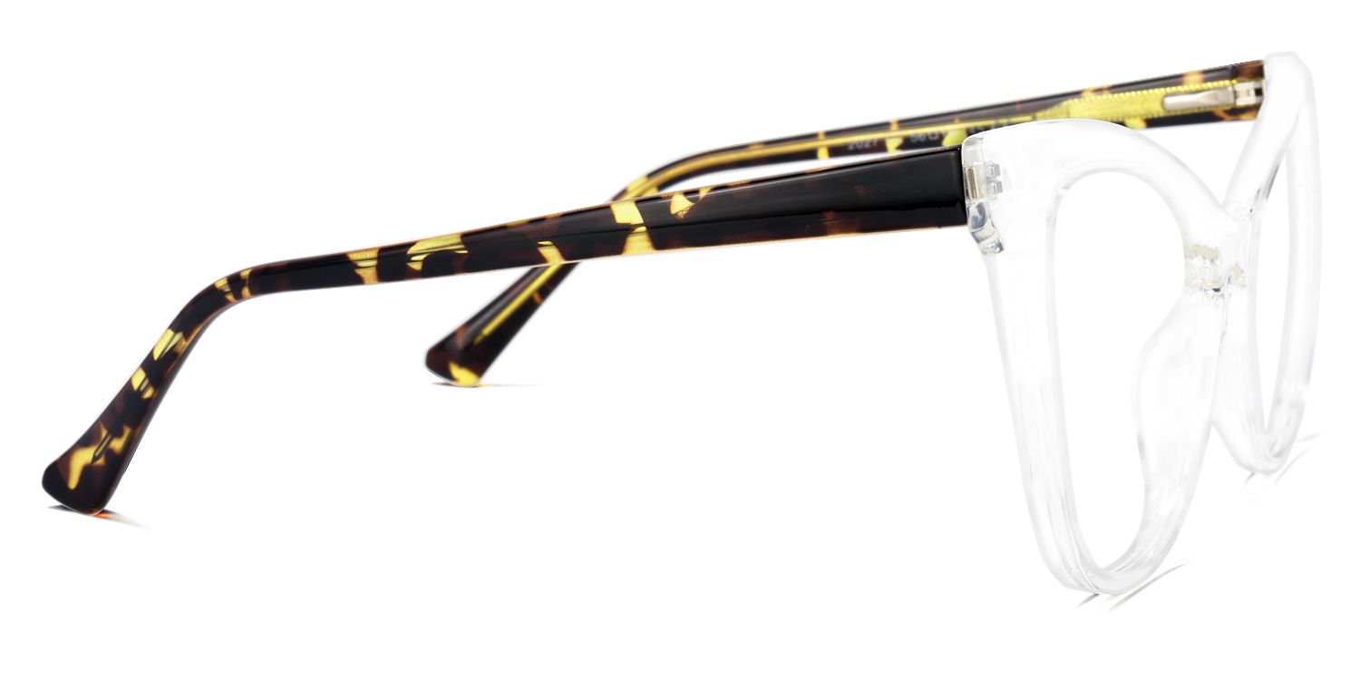 Shelby Cateye Clear Glasses | ZEELOOL UK3