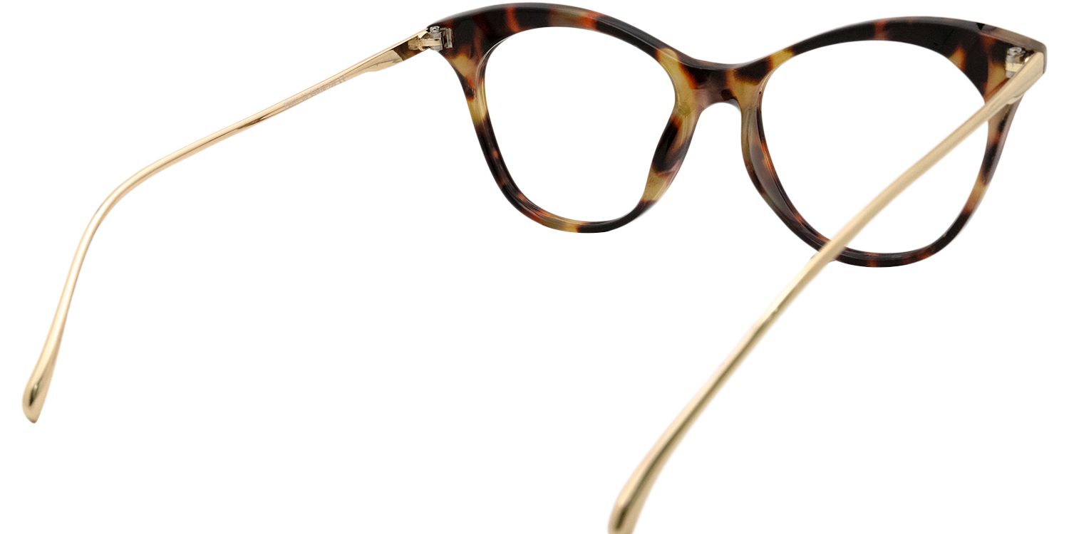 Elise Cat eye Tortoise Glasses | ZEELOOL UK5