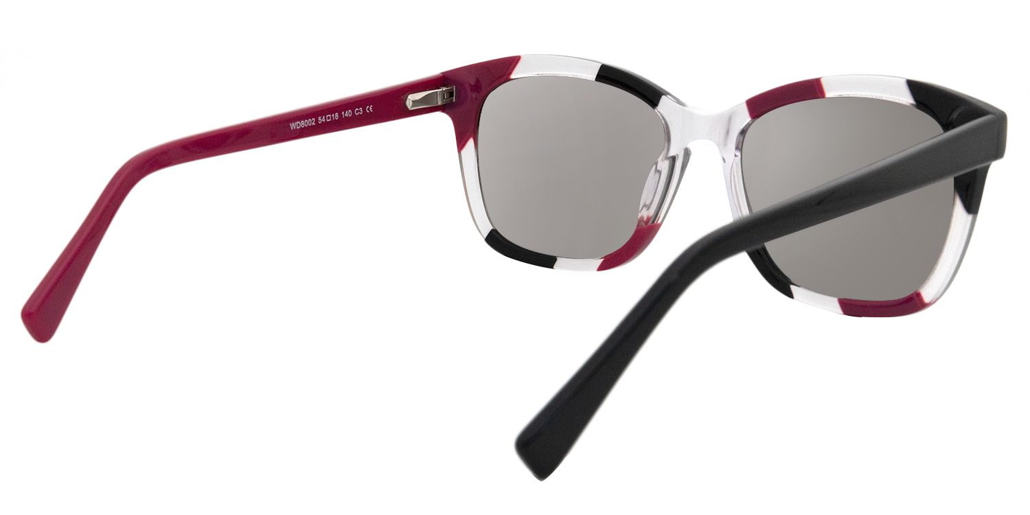 Ainslee Square Black Sunglasses | ZEELOOL UK5