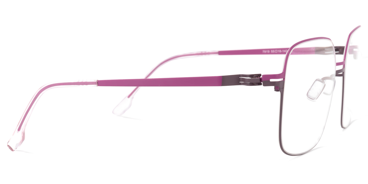 Yadira Square Two-Tone Glasses | ZEELOOL UK3