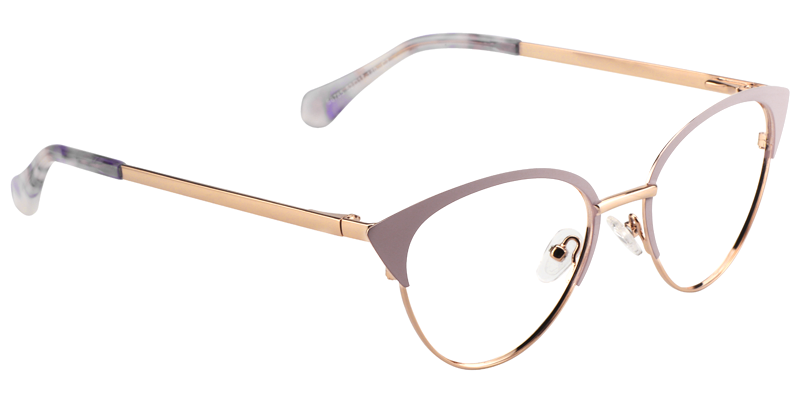 Nelly Cat Eye Pink Glasses | ZEELOOL UK4