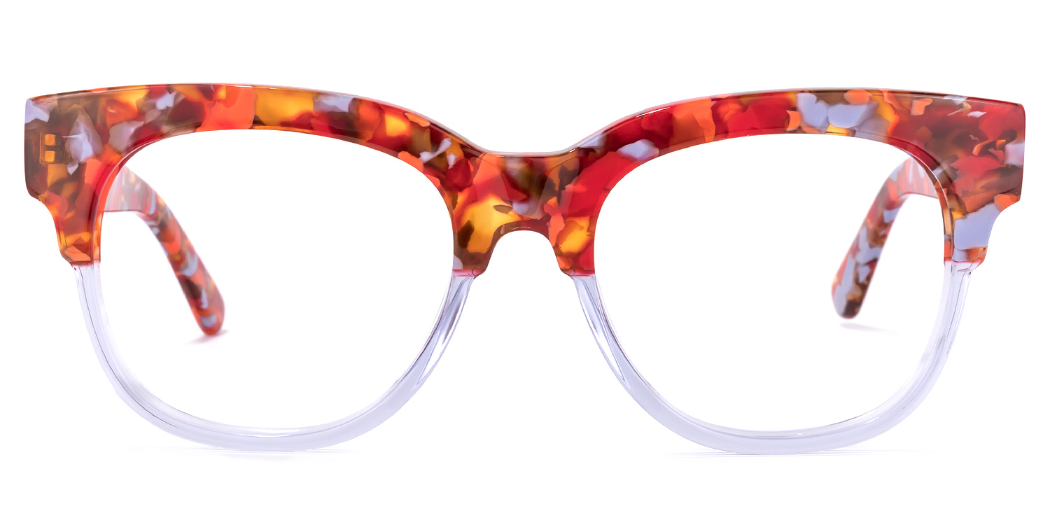 Yessenia Square Purple Glasses | ZEELOOL UK0