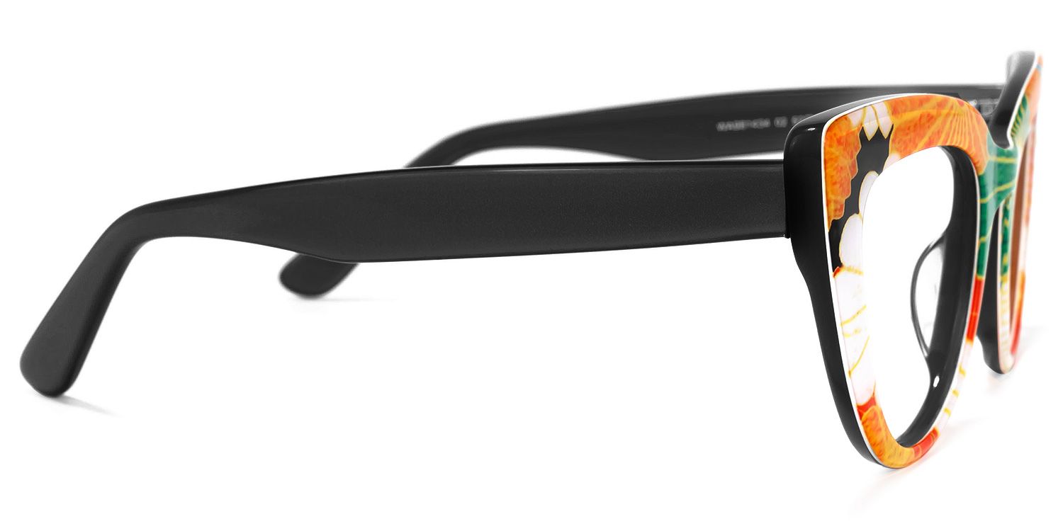 Makie Cateye Black Glasses | ZEELOOL UK3