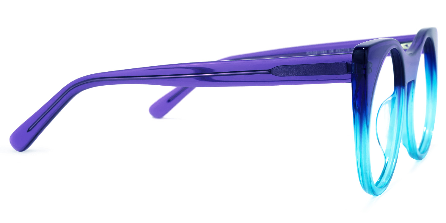 Zora Cateye Blue Glasses3