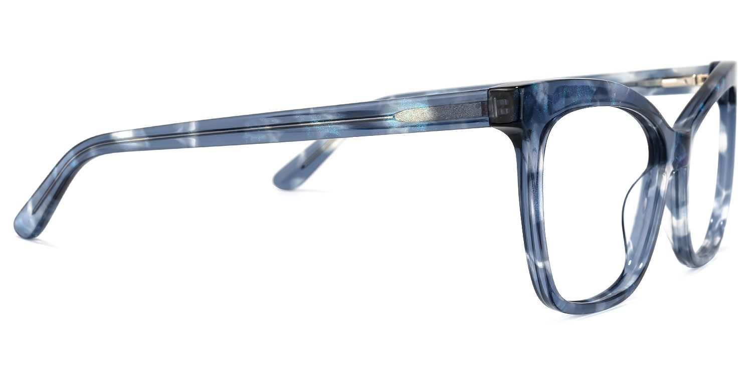 Richardson Cateye Blue Glasses | ZEELOOL UK3
