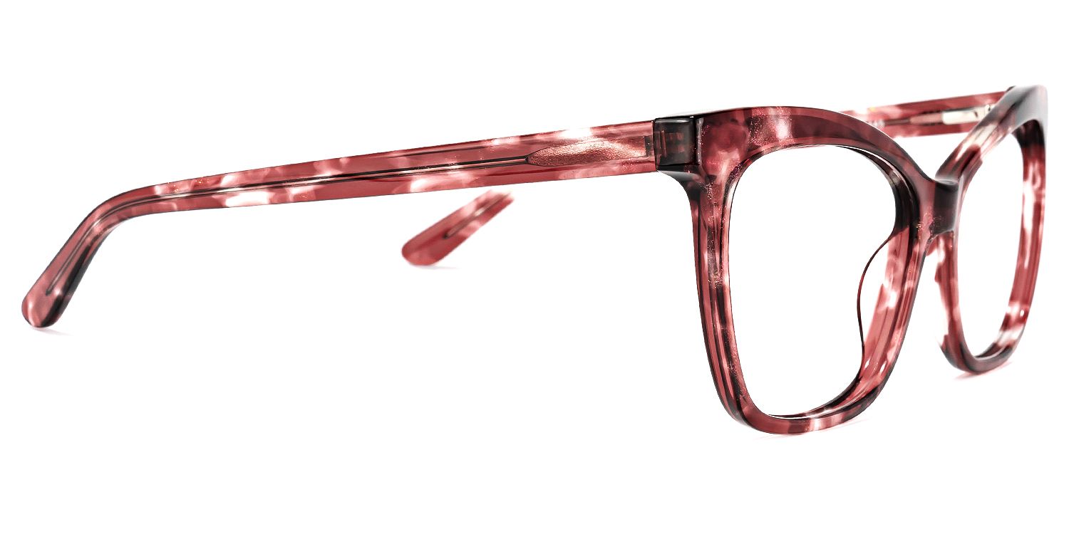 Richardson Cateye Light-Maroon Glasses | ZEELOOL UK3