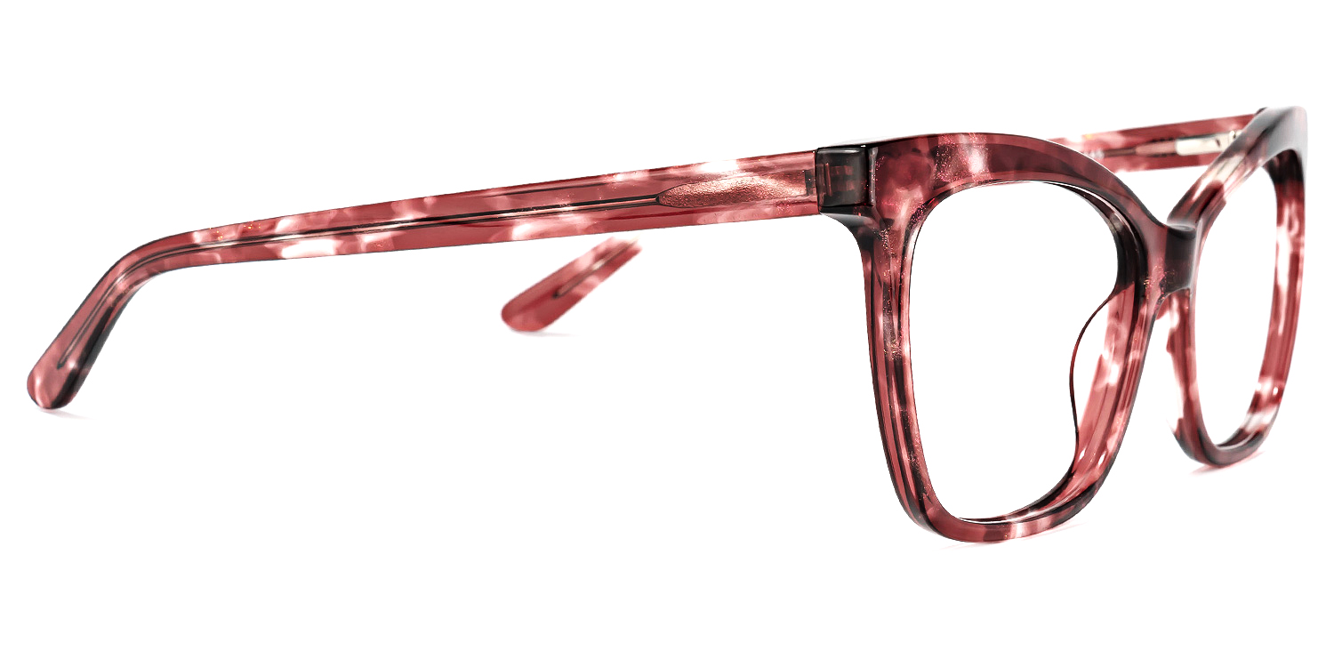 Richardson Cateye Light-Maroon Glasses | ZEELOOL UK3