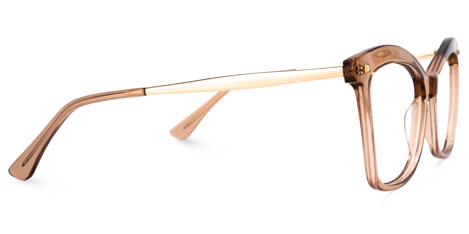 Isaebella Butterfly Champagne Frame Glasses | ZEELOOL UK3