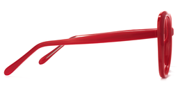 Elena Round Red Glasses3